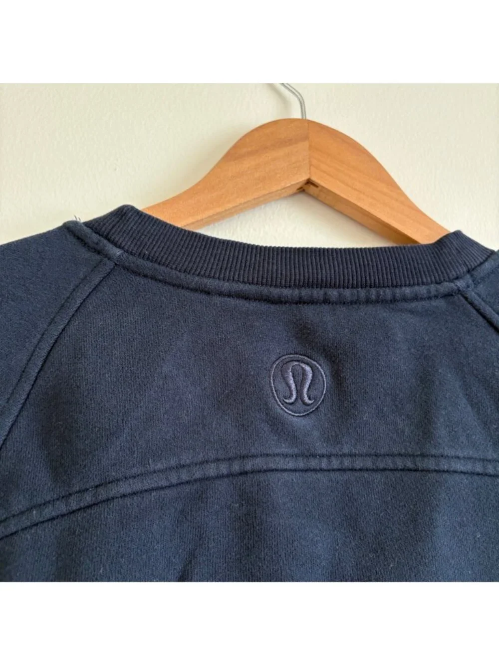 Lululemon Athletic Scuba Oversized Pullover Crewneck Woodmark Navy Size 4